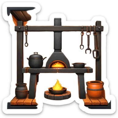 A Japanese blacksmith forge sticker