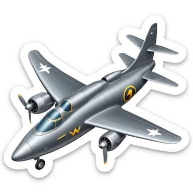 war plane sticker