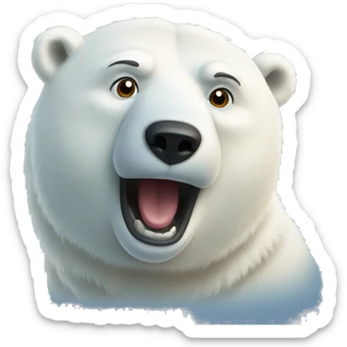 polar bear  sticker