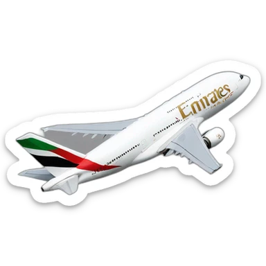Emirates airlines sticker