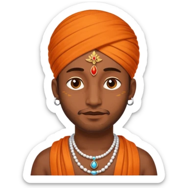 Vishnu tilak  sticker