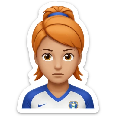Futbolista femenina sticker