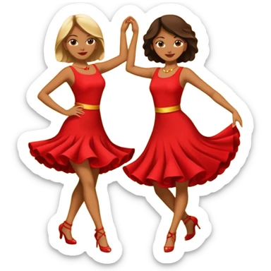 salsa women dance  sticker
