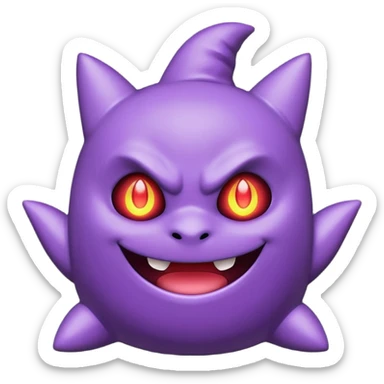 gengar chibi emotes sticker