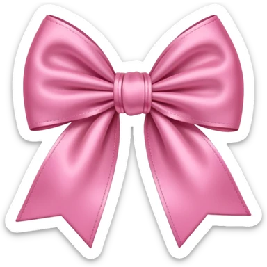 Cute bow sticker
