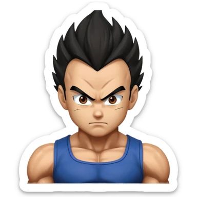 Vegeta ultra ego sticker