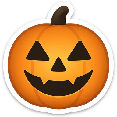 Halloween emoji, remove background sticker