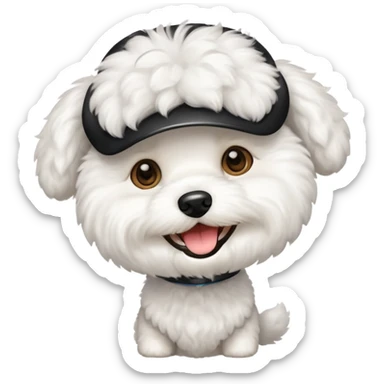 bichon frise emoji sticker
