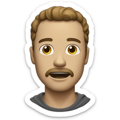 Homme qui dabe sticker