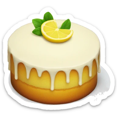 Lemon cake sticker