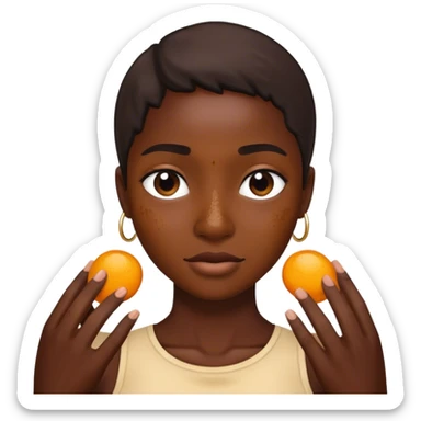 Hyperpigmentation meme sticker