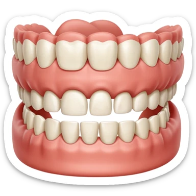 profile denture sticker