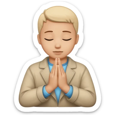 prayer amen sticker