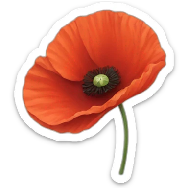 poppy sticker