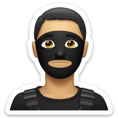 I want a thief emoji, a person with a black mask sticker