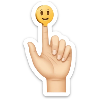 Hand wirft einen neutralen Stimmzettel mit den Optionen ‚Ja, aber‘ in eine unbeschriftete Wahlurne. Minimalistisch, klare Linien, sachliche Illustration. sticker