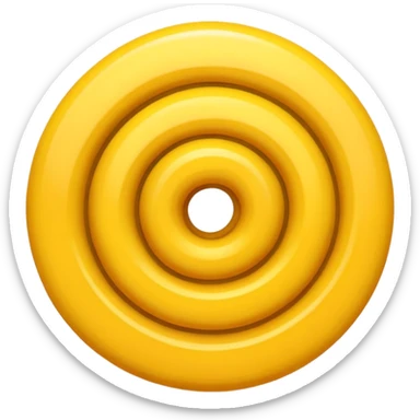 Yellow spiral sticker