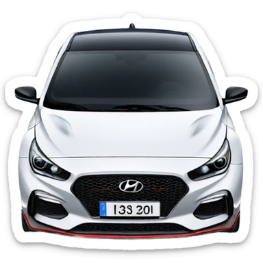 hyundai i30 N sticker
