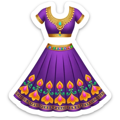 Chaniya choli sticker