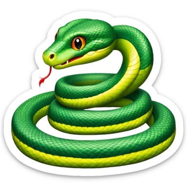 jungle wild snake sticker
