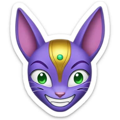 Beerus smiling sticker