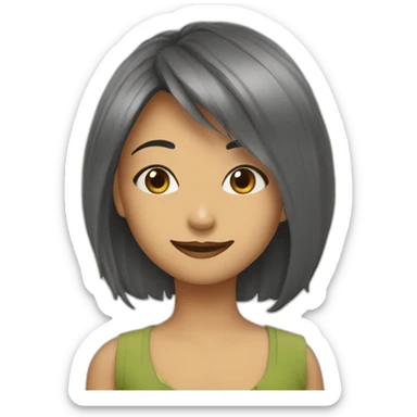 Ghina with Dina sticker