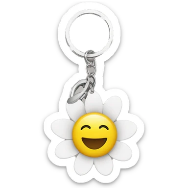Flower keychain  sticker