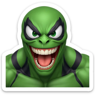 Venom qui rigole  sticker