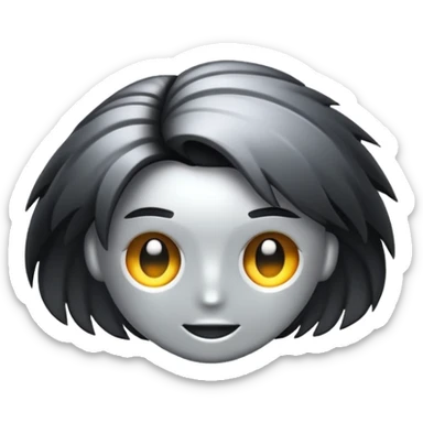 Plancha de pelo realista  sticker