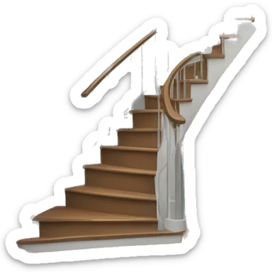 stairs landing sticker