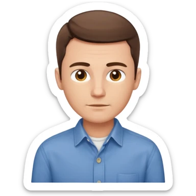 A man who look like hitler without mustache  sticker