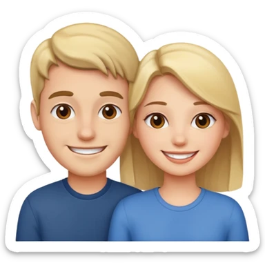 Girl with a boyfriend sticker