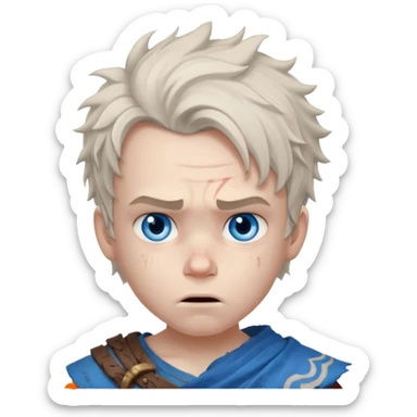 Boy from god of war sticker