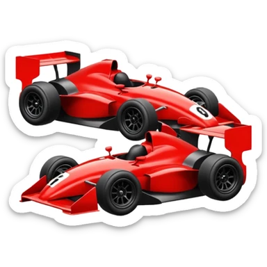 carro de corrida sticker