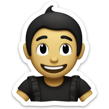 bendy from the video game "bendy and the ink machine" sticker