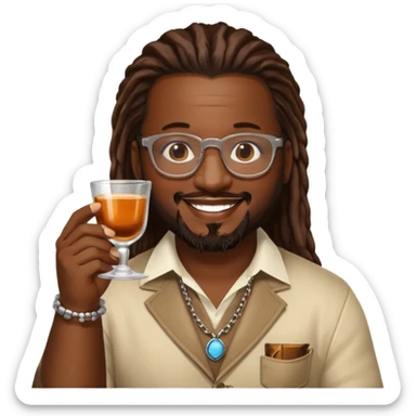 T-PAIN HOLDING A SHOTGLASS sticker