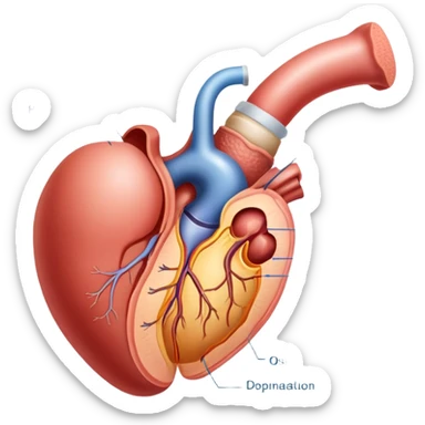 educational medical diagram of male reproductive organ sticker