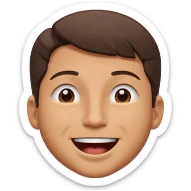 Hombre se les hace agua la boca sticker