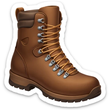 Hiking boots – rugged footwear sticker