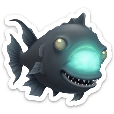 Anglerfish sticker