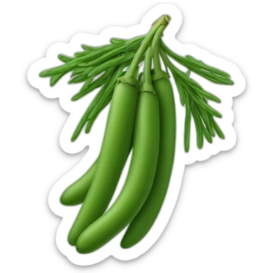 Haricot vert sticker