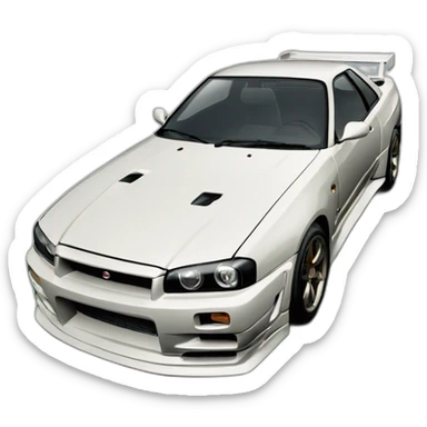Nissan Skyline r34 sticker