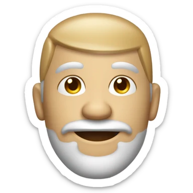 Homem de boné um v com os dedos em frente a lingua sticker