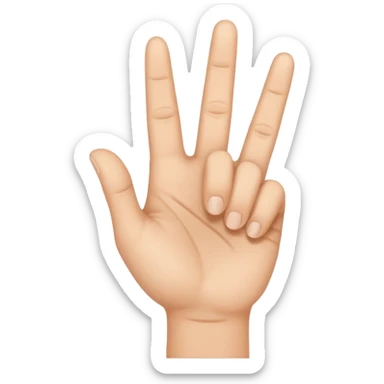 west side hand sign sticker