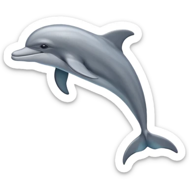 Sem the fliper dorsal de dolpin sticker