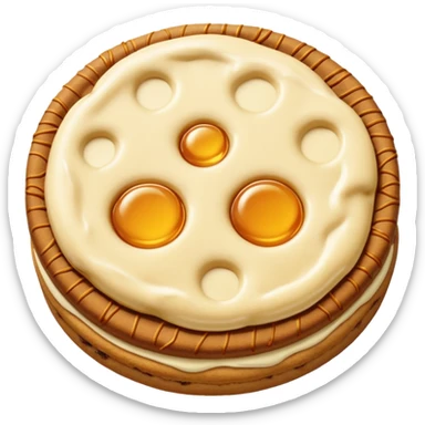 Cookie white choc chip and honey  sticker