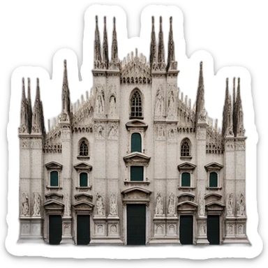 Milan Duomo sticker