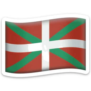Create a emoji flag of basque country sticker