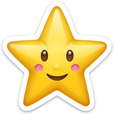 EMOJI DE ESTRELLA PERO SOLO UNA MITAD sticker