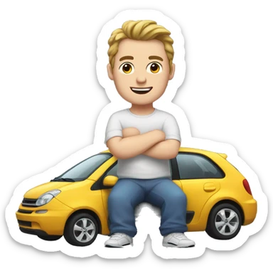 Mr Beast with a  car cost 1milions sticker